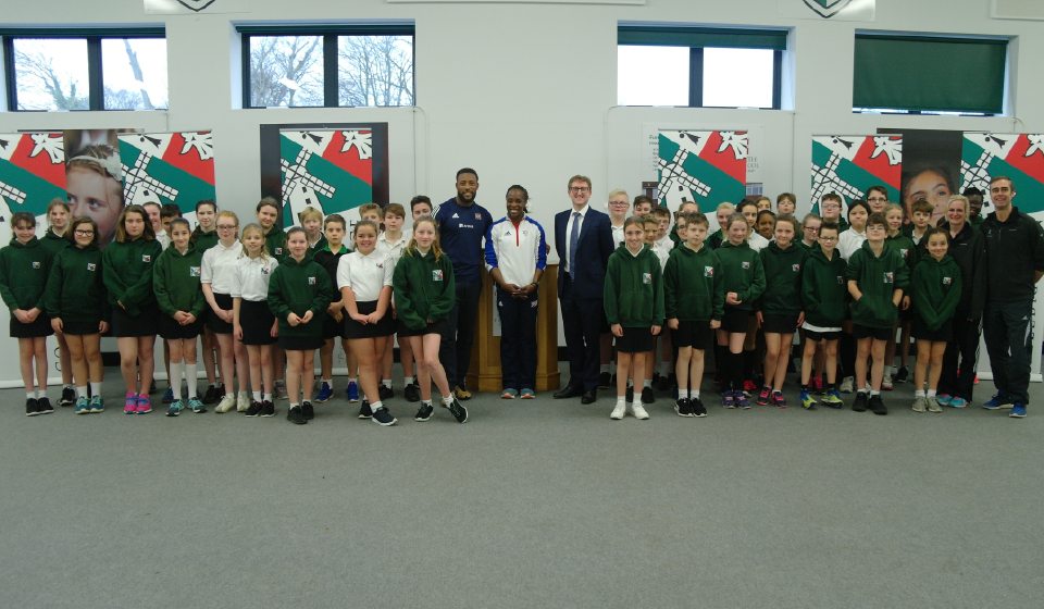 Inspirational Olympians share their skills with Ixworth Free School students
